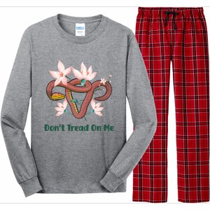 Don’t Tread On Me Uterus Gift Long Sleeve Pajama Set