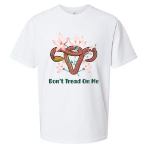 Don’t Tread On Me Uterus Gift Sueded Cloud Jersey T-Shirt