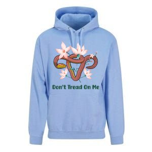 Don’t Tread On Me Uterus Gift Unisex Surf Hoodie