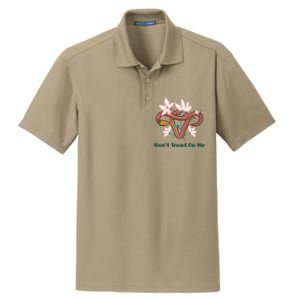 Don’t Tread On Me Uterus Gift Dry Zone Grid Polo