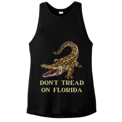 Don't Tread On Florida Ladies PosiCharge Tri-Blend Wicking Tank