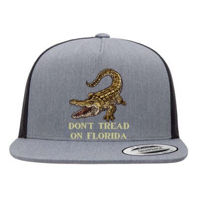 Don't Tread On Florida Flat Bill Trucker Hat