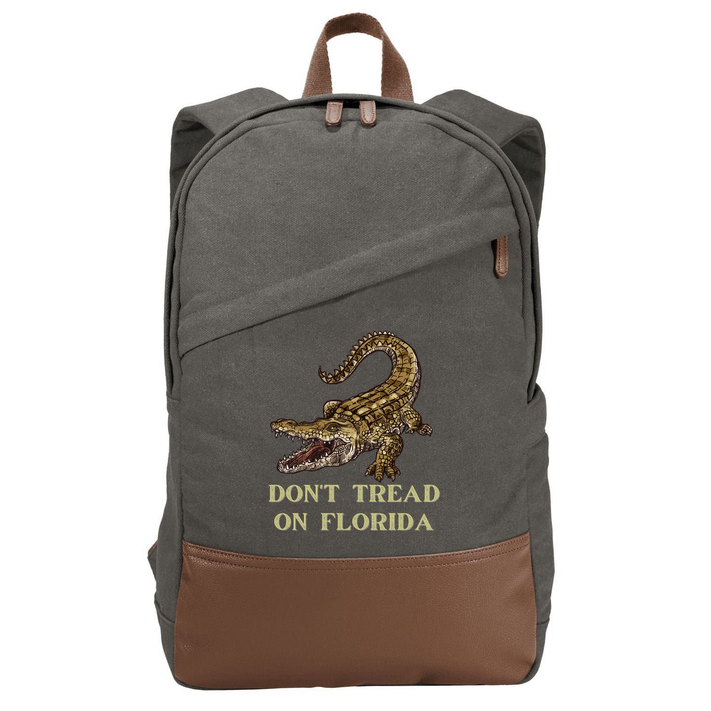 Don't Tread On Florida Cotton Canvas Backpack