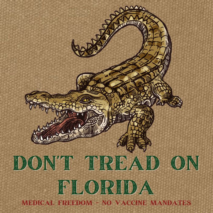 Don't Tread On Florida Cotton Canvas Backpack