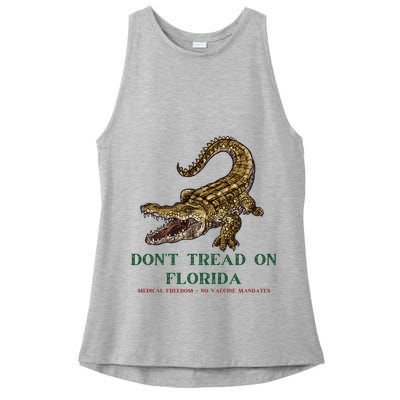 Don't Tread On Florida Ladies PosiCharge Tri-Blend Wicking Tank