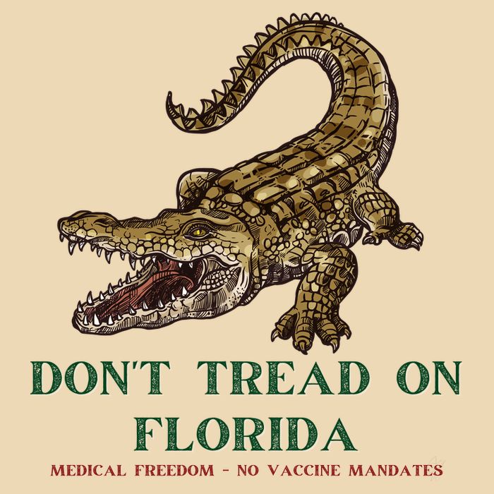 Don't Tread On Florida Zip Tote Bag