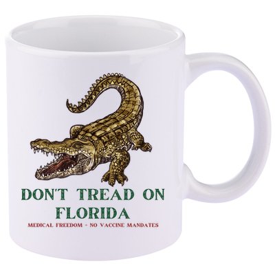 Don't Tread On Florida 11oz C Handle Ceramic Mug