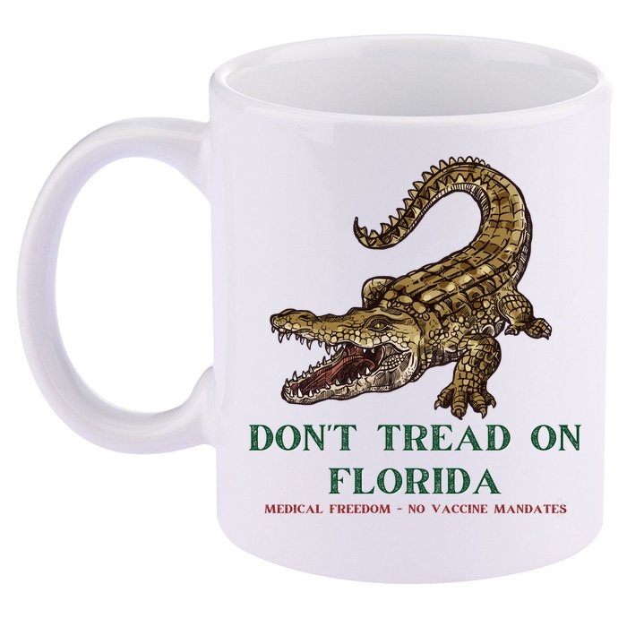 Don't Tread On Florida 11oz C Handle Ceramic Mug