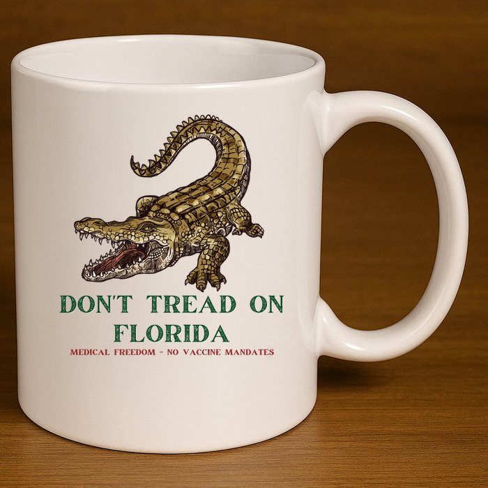 Don't Tread On Florida 11oz C Handle Ceramic Mug