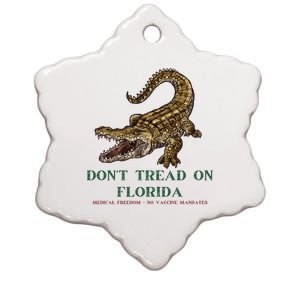 Don't Tread On Florida Ceramic Star Ornament