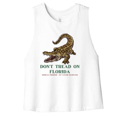 Don't Tread On Florida Women's Racerback Cropped Tank