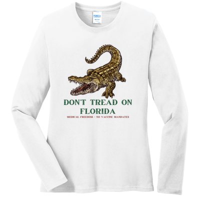 Don't Tread On Florida Ladies Long Sleeve Shirt