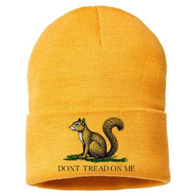 Dont Tread On Me Squirrel Sustainable Knit Beanie