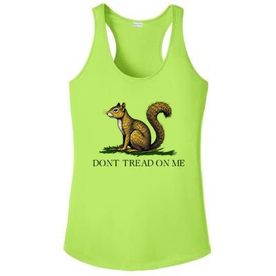 Dont Tread On Me Squirrel Ladies PosiCharge Competitor Racerback Tank