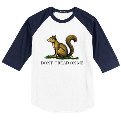 Dont Tread On Me Squirrel Baseball Sleeve Shirt