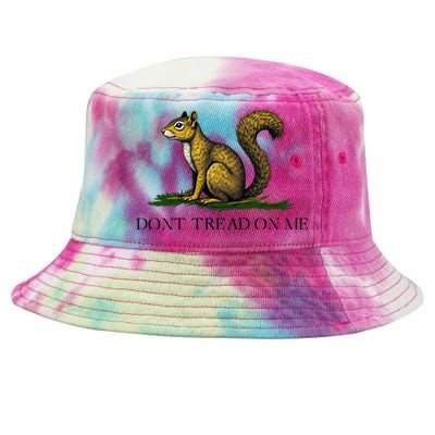 Dont Tread On Me Squirrel Tie-Dyed Bucket Hat