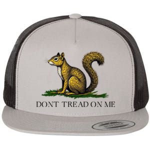 Dont Tread On Me Squirrel Flat Bill Trucker Hat