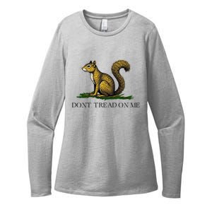 Dont Tread On Me Squirrel Womens CVC Long Sleeve Shirt