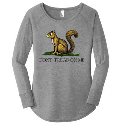 Dont Tread On Me Squirrel Women's Perfect Tri Tunic Long Sleeve Shirt