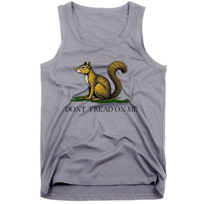 Dont Tread On Me Squirrel Tank Top