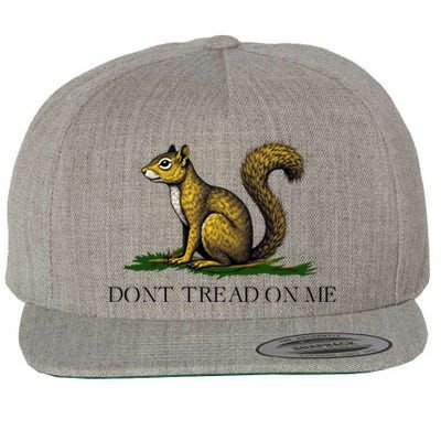 Dont Tread On Me Squirrel Wool Snapback Cap