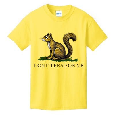 Dont Tread On Me Squirrel Kids T-Shirt