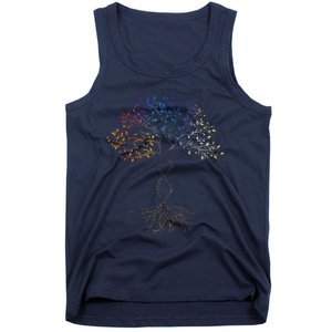 DNA Tree Of Life Science Earth Day Genetics Biologist Tank Top