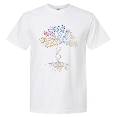 DNA Tree Of Life Science Earth Day Genetics Biologist Garment-Dyed Heavyweight T-Shirt