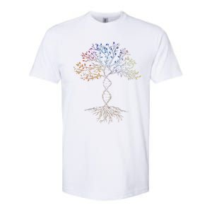 DNA Tree Of Life Science Earth Day Genetics Biologist Softstyle CVC T-Shirt