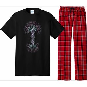 DNA Tree Of Life Science Of Genetics Earth Day Genealogy Love Pajama Set