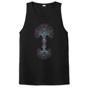 DNA Tree Of Life Science Of Genetics Earth Day Genealogy Love PosiCharge Competitor Tank