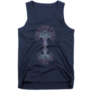 DNA Tree Of Life Science Of Genetics Earth Day Genealogy Love Tank Top