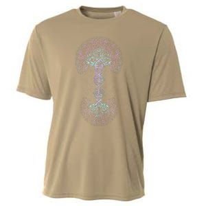 DNA Tree Of Life Science Of Genetics Earth Day Genealogy Love Cooling Performance Crew T-Shirt