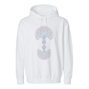 DNA Tree Of Life Science Of Genetics Earth Day Genealogy Love Garment-Dyed Fleece Hoodie