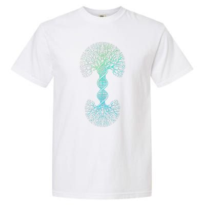 DNA Tree Of Life Science Of Genetics Earth Day Genealogy Garment-Dyed Heavyweight T-Shirt