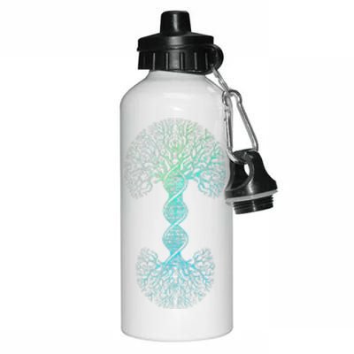 DNA Tree Of Life Science Of Genetics Earth Day Genealogy Aluminum Water Bottle 