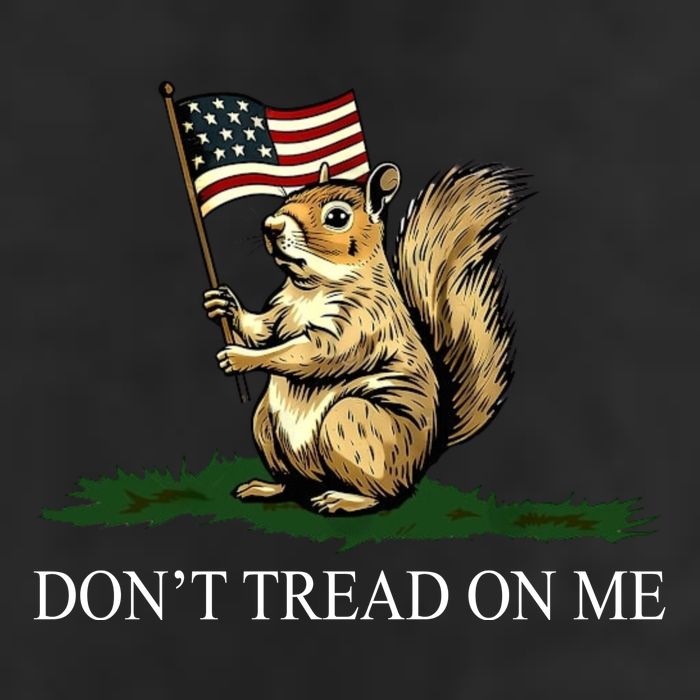 Dont Tread On Me Peanut The Squirrel Usa Flag Cool Comfort Performance Bucket Hat