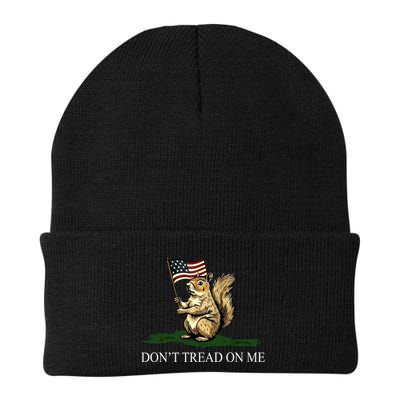 Dont Tread On Me Peanut The Squirrel Usa Flag Beanie