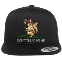 Dont Tread On Me Peanut The Squirrel Usa Flag Flatbill Hat