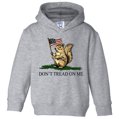 Dont Tread On Me Peanut The Squirrel Usa Flag Toddler Hoodie
