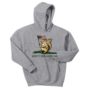 Dont Tread On Me Peanut The Squirrel Usa Flag Kids Hoodie