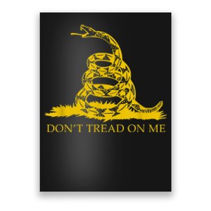 Don’t Tread On Me Shirts For Men Gadsden Flag Yellow Snake Poster