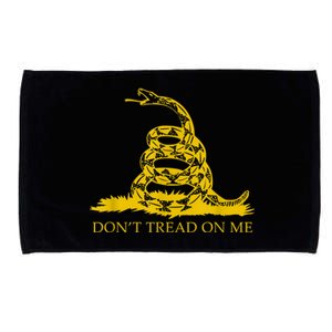 Don’t Tread On Me Shirts For Men Gadsden Flag Yellow Snake Microfiber Hand Towel