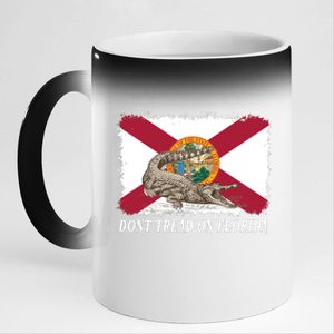 Don't Tread On Florida Governor Ron DeSantis Campaign 11oz Black Color Changing Mug