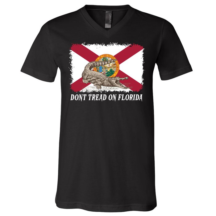 Don't Tread On Florida Governor Ron DeSantis Campaign V-Neck T-Shirt