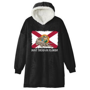 Don't Tread On Florida Governor Ron DeSantis Campaign Hooded Wearable Blanket