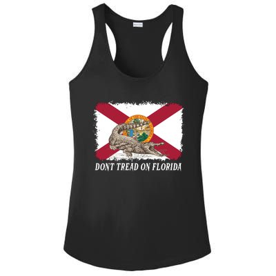 Don't Tread On Florida Governor Ron DeSantis Campaign Ladies PosiCharge Competitor Racerback Tank