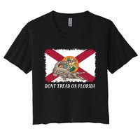 Don't Tread On Florida Governor Ron DeSantis Campaign Women's Crop Top Tee