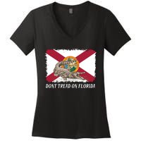 Don't Tread On Florida Governor Ron DeSantis Campaign Women's V-Neck T-Shirt