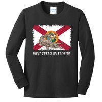 Don't Tread On Florida Governor Ron DeSantis Campaign Kids Long Sleeve Shirt